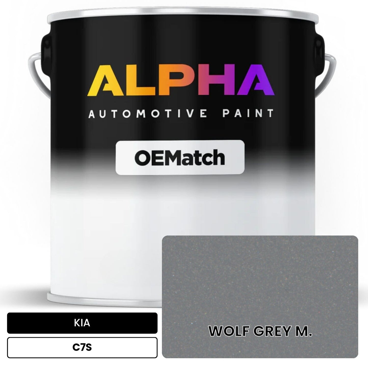 KIA WOLF GREY M. C7S OEMatch Basecoat