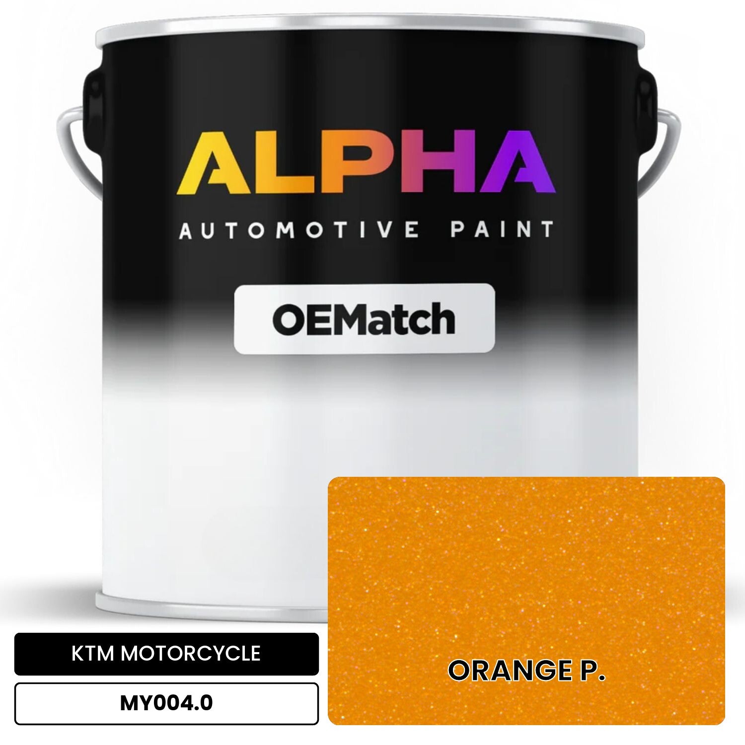 KTM MOTORCYCLE ORANGE P. MY004.0 OEMatch Basecoat