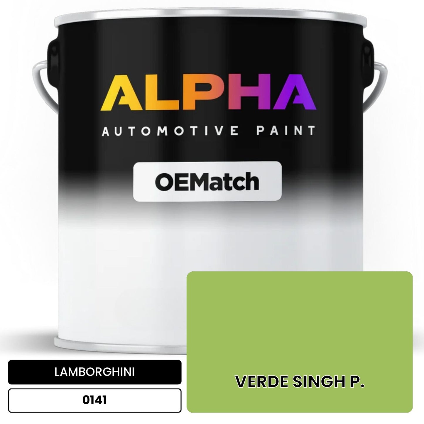 LAMBORGHINI VERDE SINGH P. 0141 OEMatch Basecoat