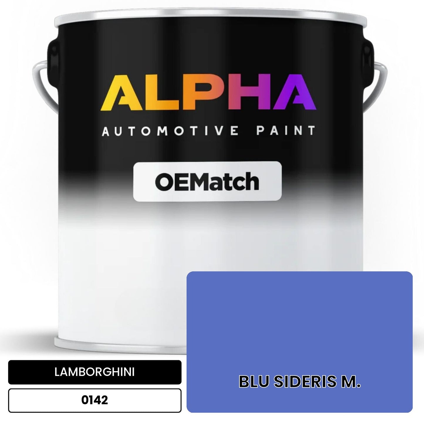LAMBORGHINI BLU SIDERIS M. 0142 OEMatch Basecoat