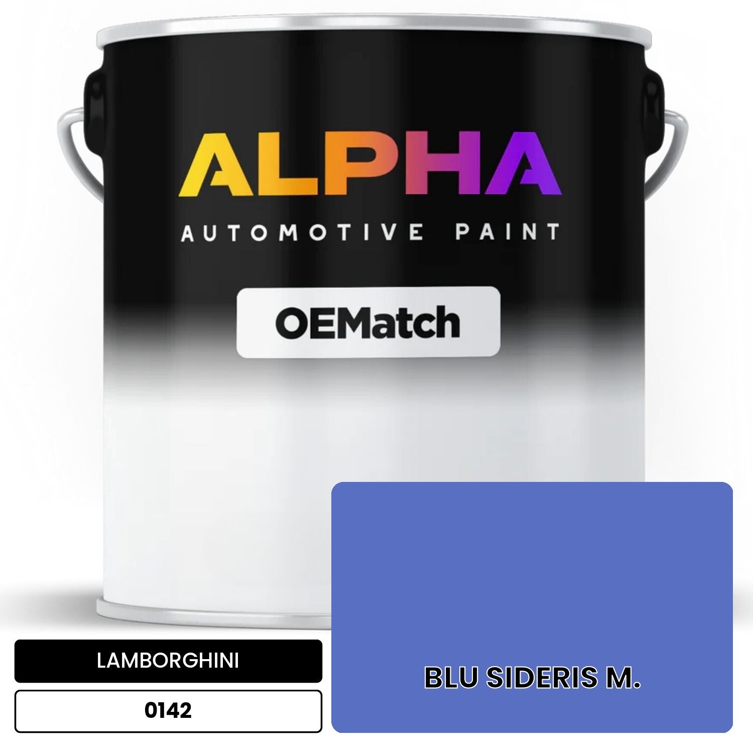 LAMBORGHINI BLU SIDERIS M. 0142 OEMatch Basecoat