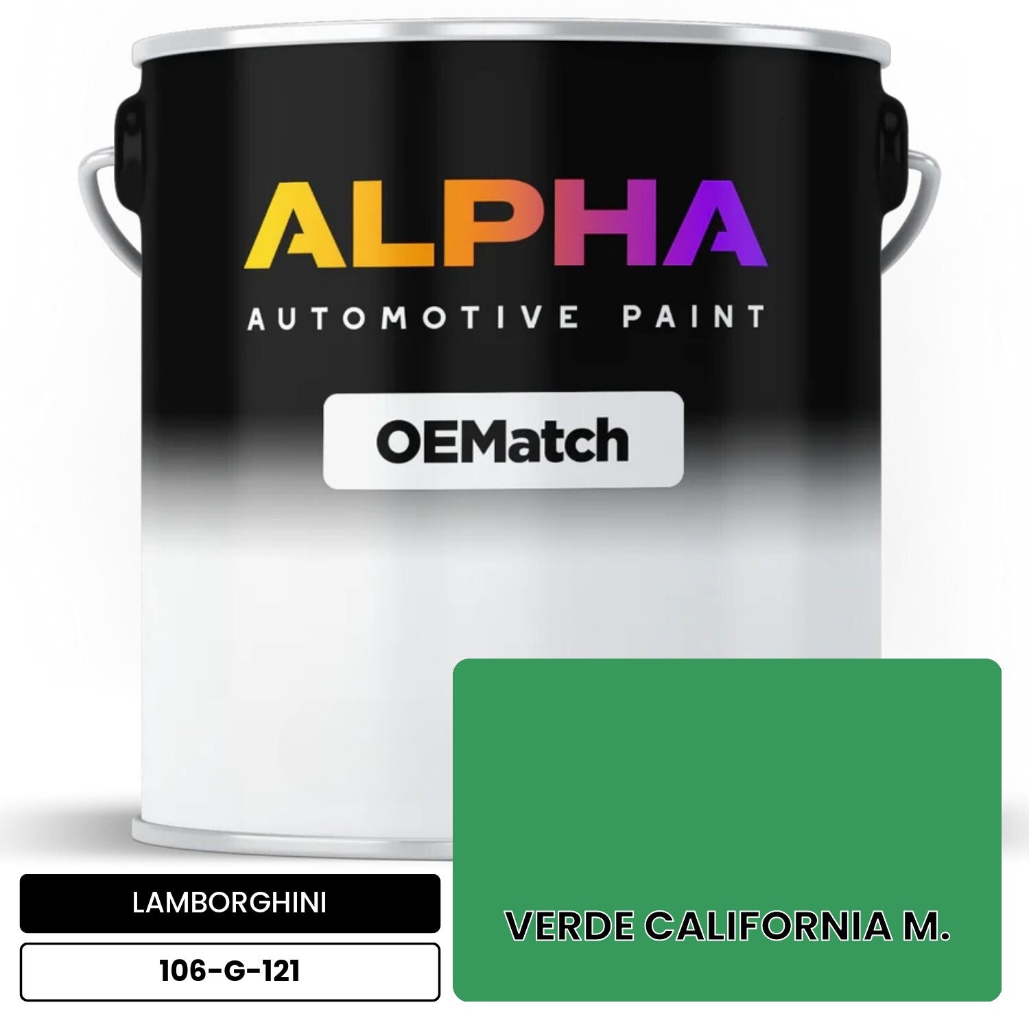 LAMBORGHINI VERDE CALIFORNIA M. 106-G-121 OEMatch Basecoat