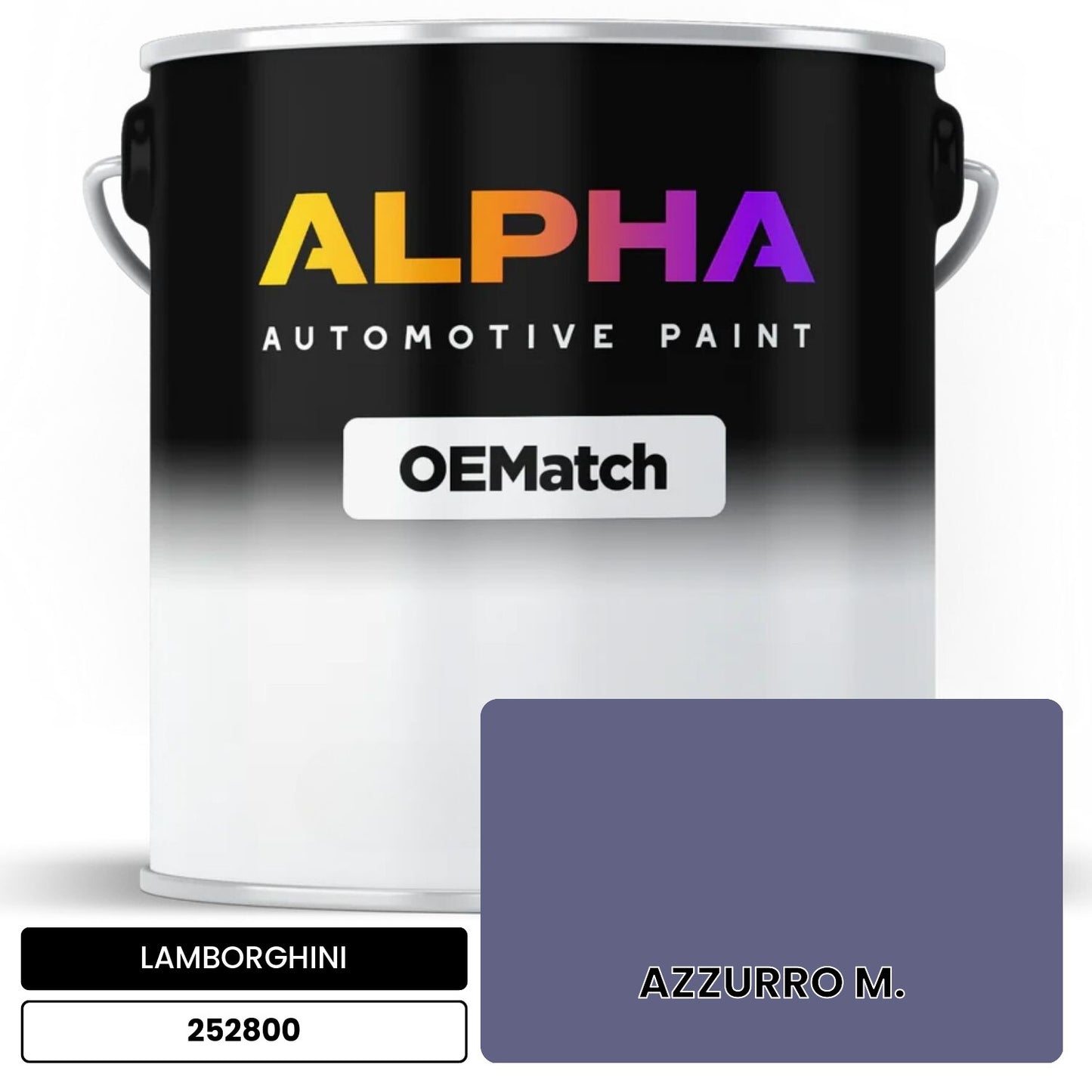 LAMBORGHINI AZZURRO M. 252800 OEMatch Basecoat