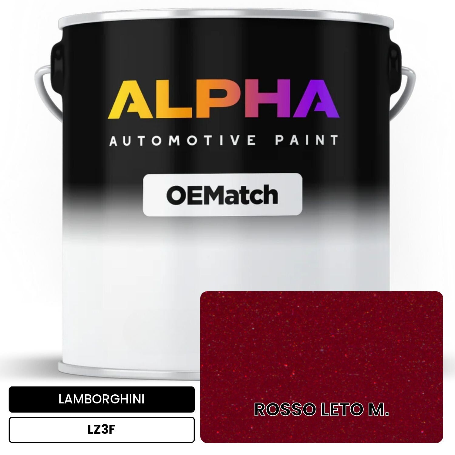 LAMBORGHINI ROSSO LETO M. LZ3F OEMatch Basecoat