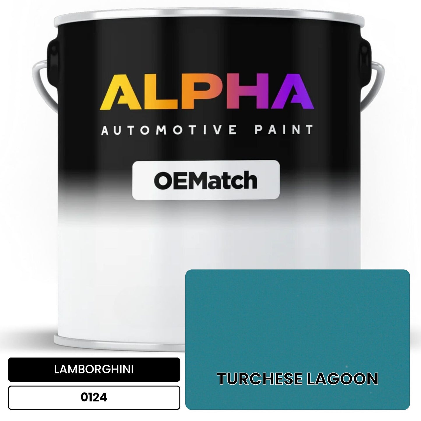 LAMBORGHINI TURCHESE LAGOON 0124 OEMatch Basecoat