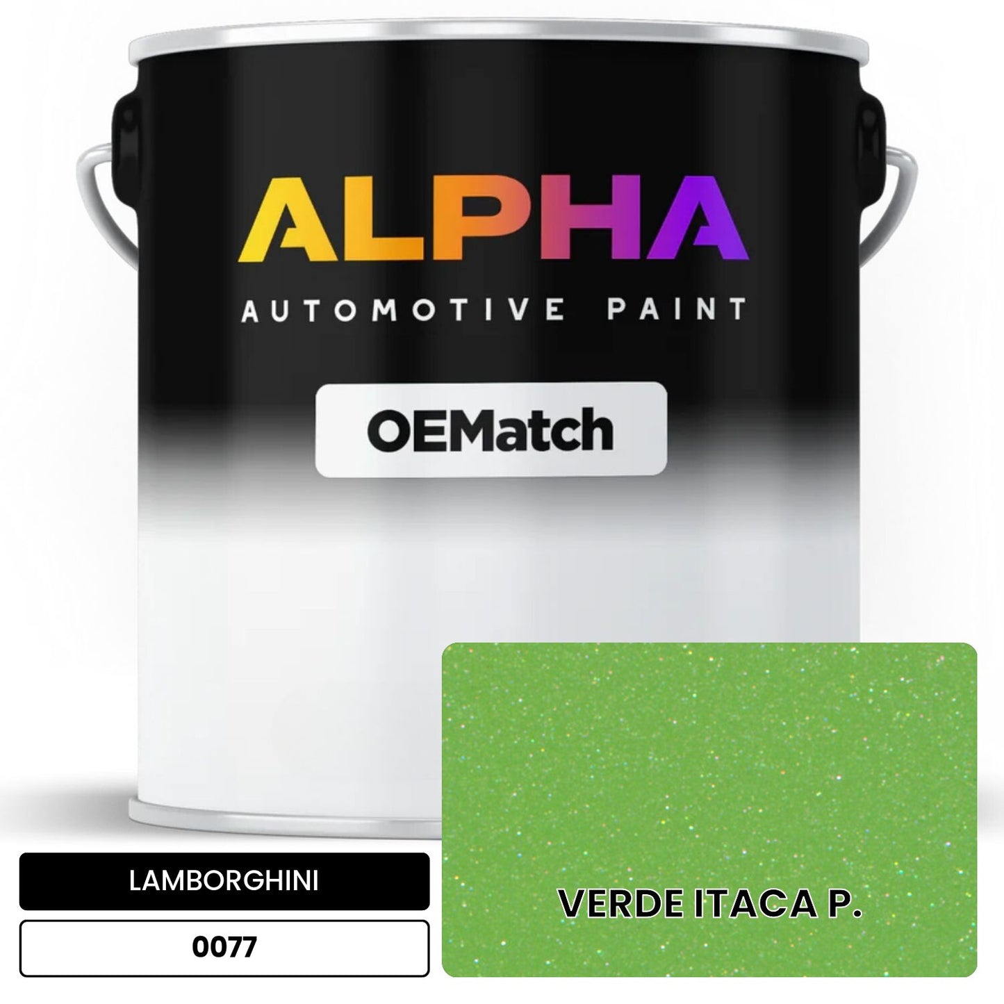 LAMBORGHINI VERDE ITACA P. 0077 OEMatch Basecoat