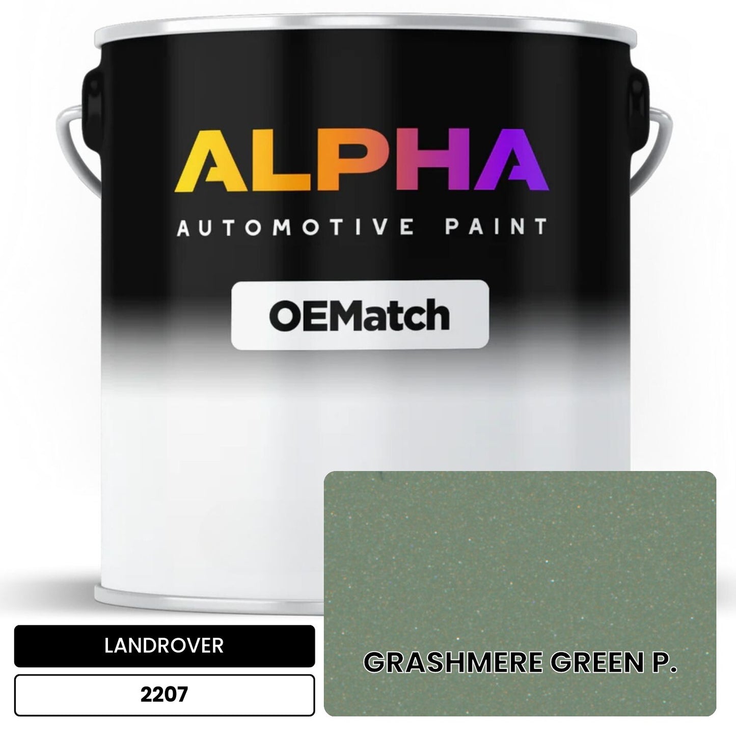 LANDROVER GRASHMERE GREEN P. 2207 OEMatch Basecoat