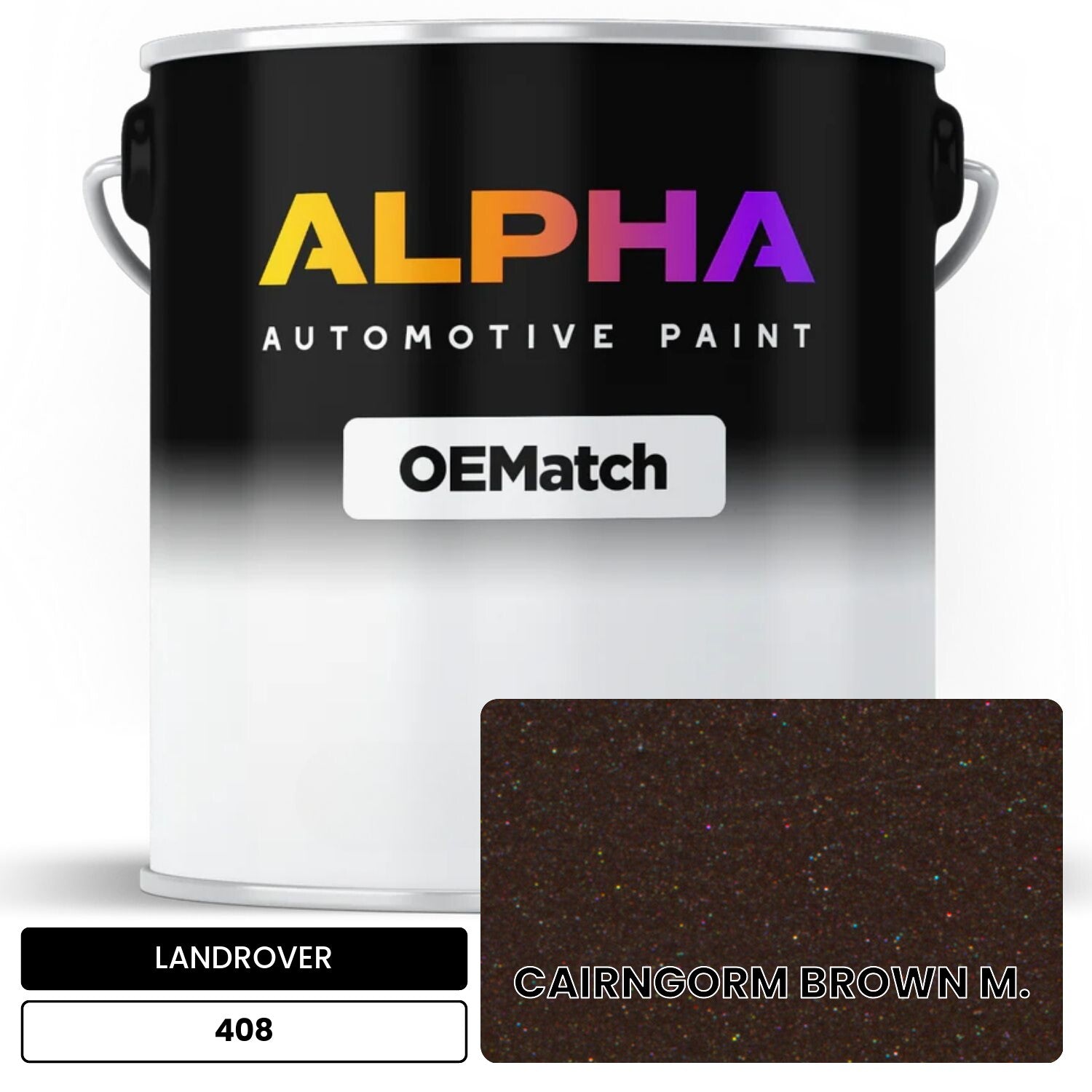 LANDROVER CAIRNGORM BROWN M. 408 OEMatch Basecoat