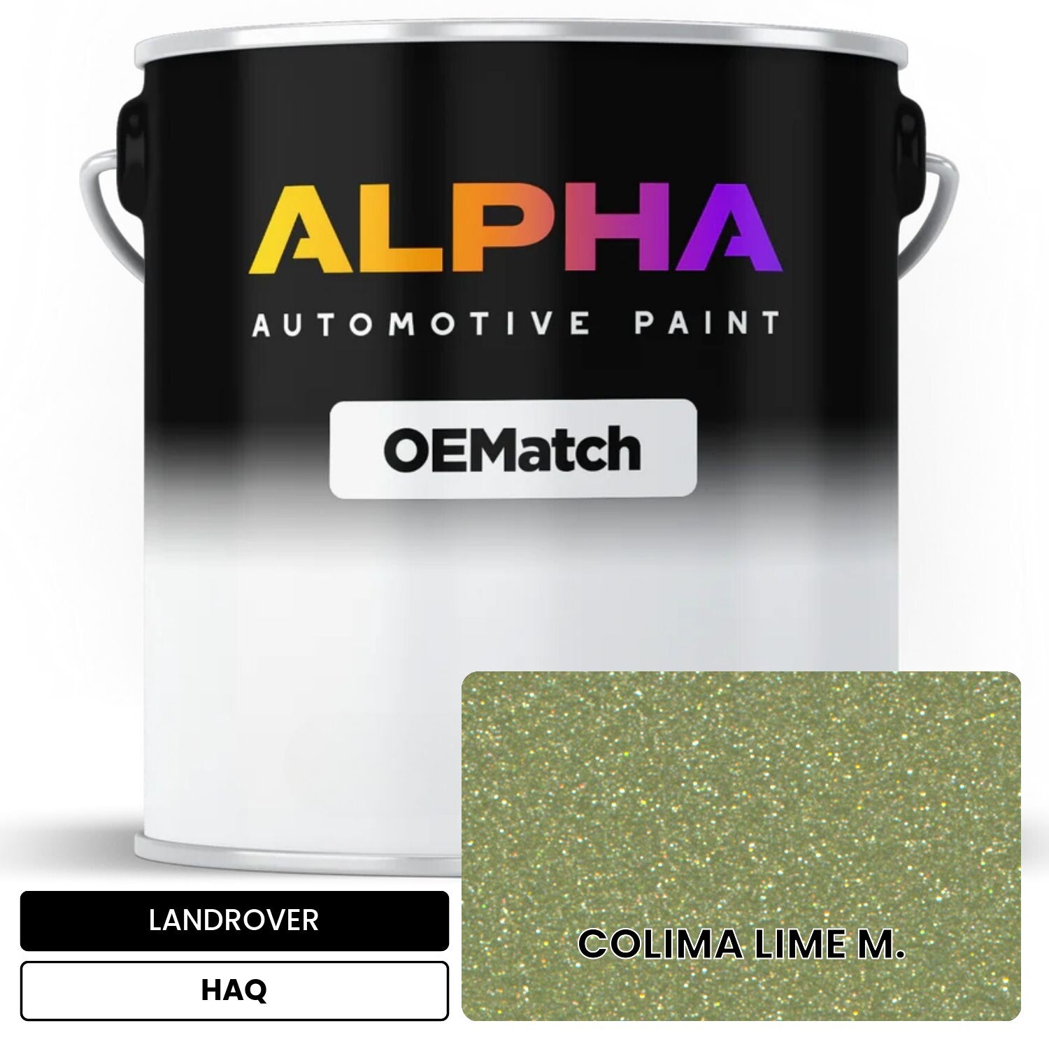 LANDROVER COLIMA LIME M. HAQ OEMatch Basecoat