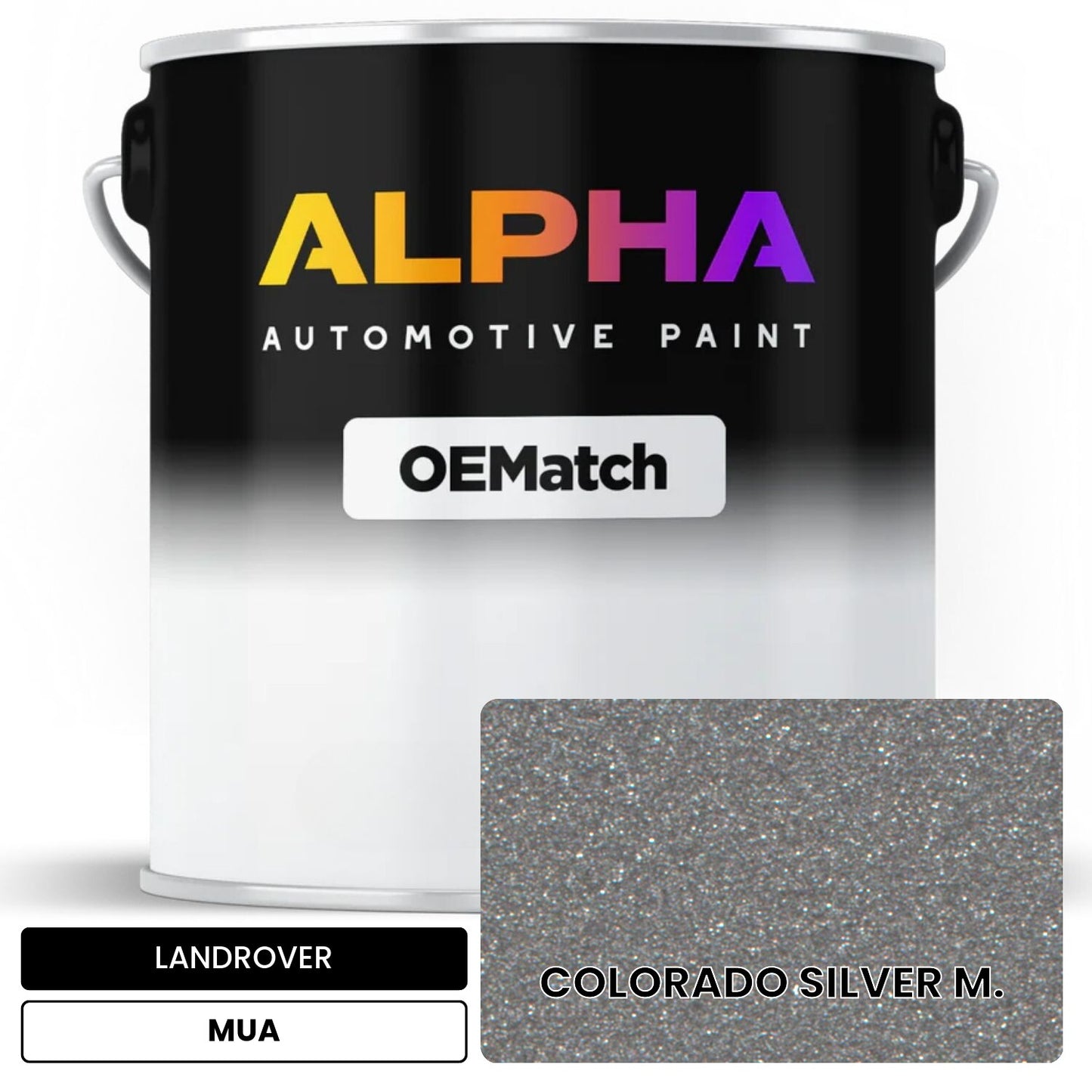 LANDROVER COLORADO SILVER M. MUA OEMatch Basecoat