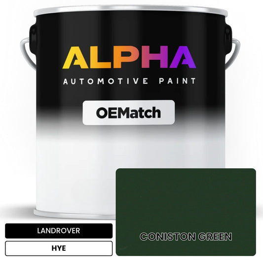 LANDROVER CONISTON GREEN HYE OEMatch Basecoat