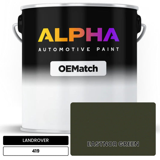 LANDROVER EASTNOR GREEN 419 OEMatch Basecoat