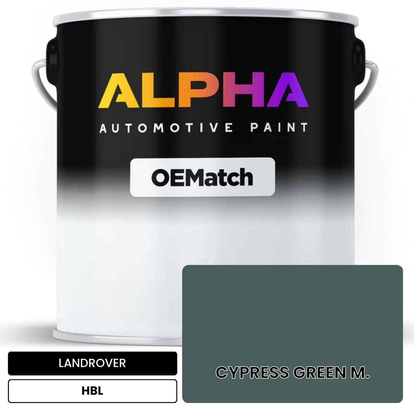 LANDROVER CYPRESS GREEN M. HBL OEMatch Basecoat