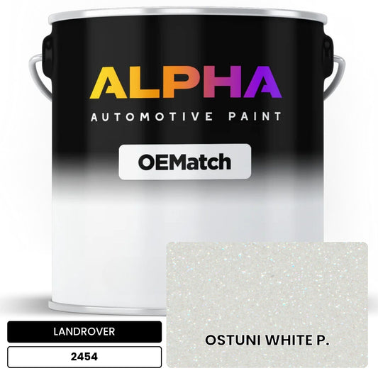 LANDROVER OSTUNI WHITE P. 2454 OEMatch Basecoat