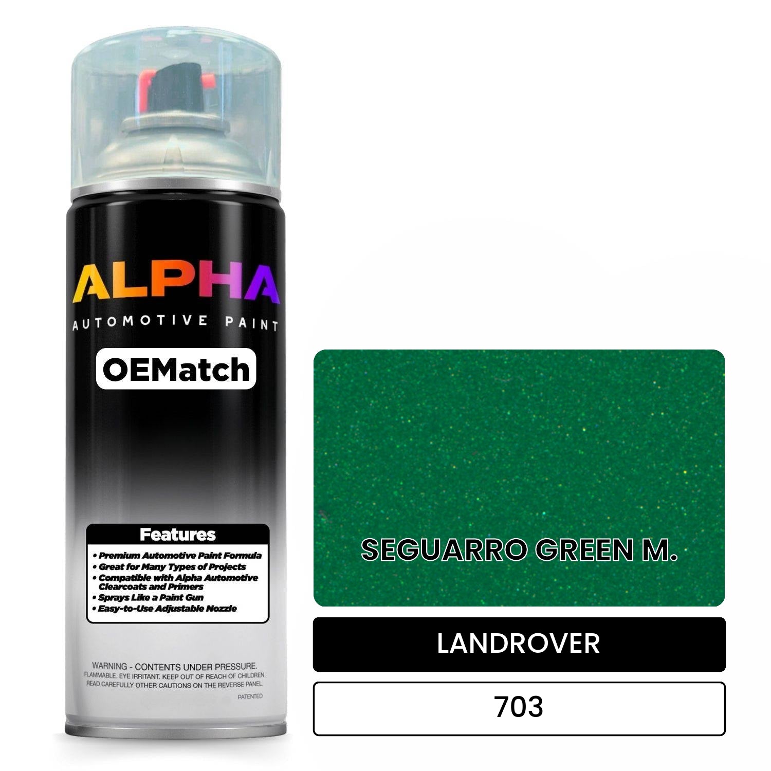 LANDROVER SEGUARRO GREEN M. 703 OEMatch Spraycan