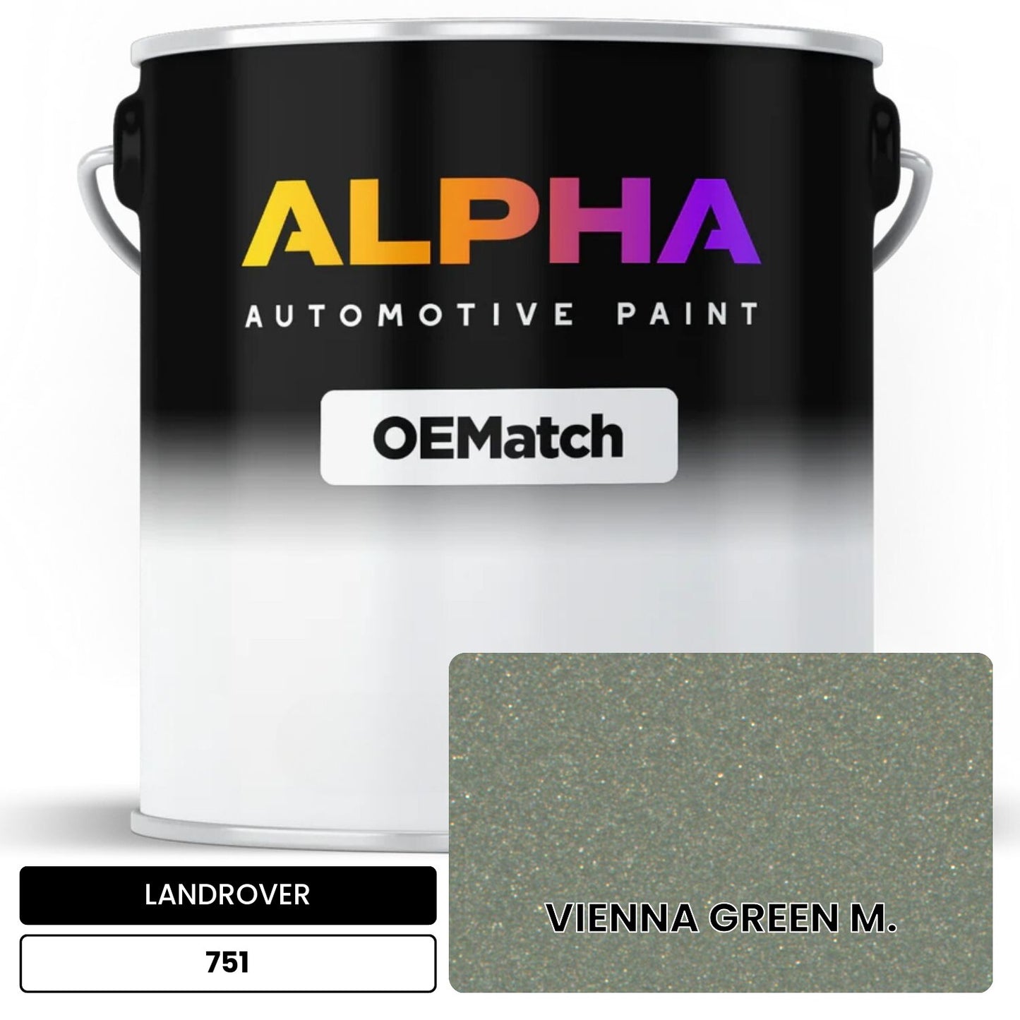 LANDROVER VIENNA GREEN M. 751 OEMatch Basecoat