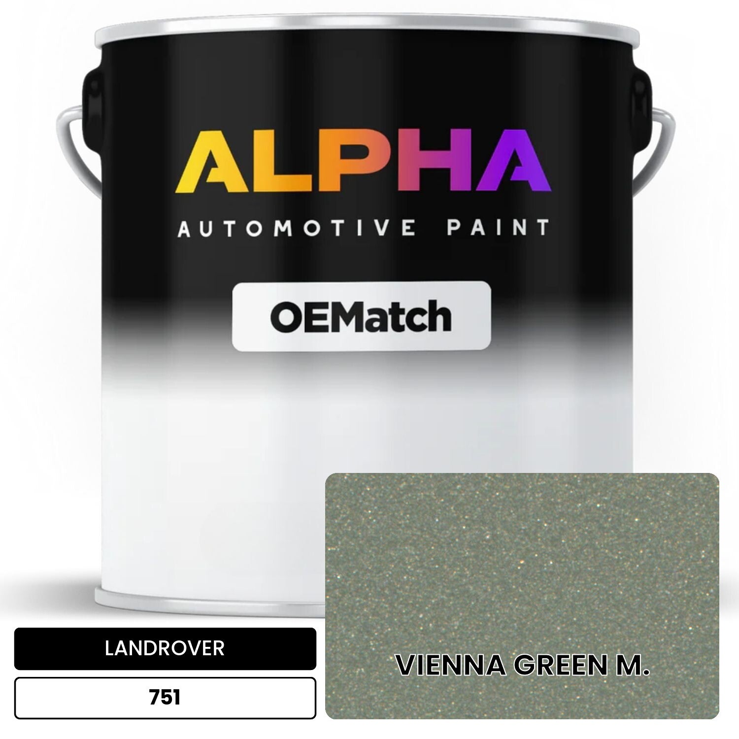 LANDROVER VIENNA GREEN M. 751 OEMatch Basecoat