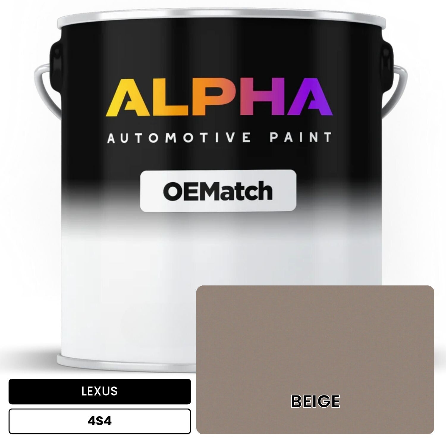 LEXUS BEIGE 4S4 OEMatch Basecoat
