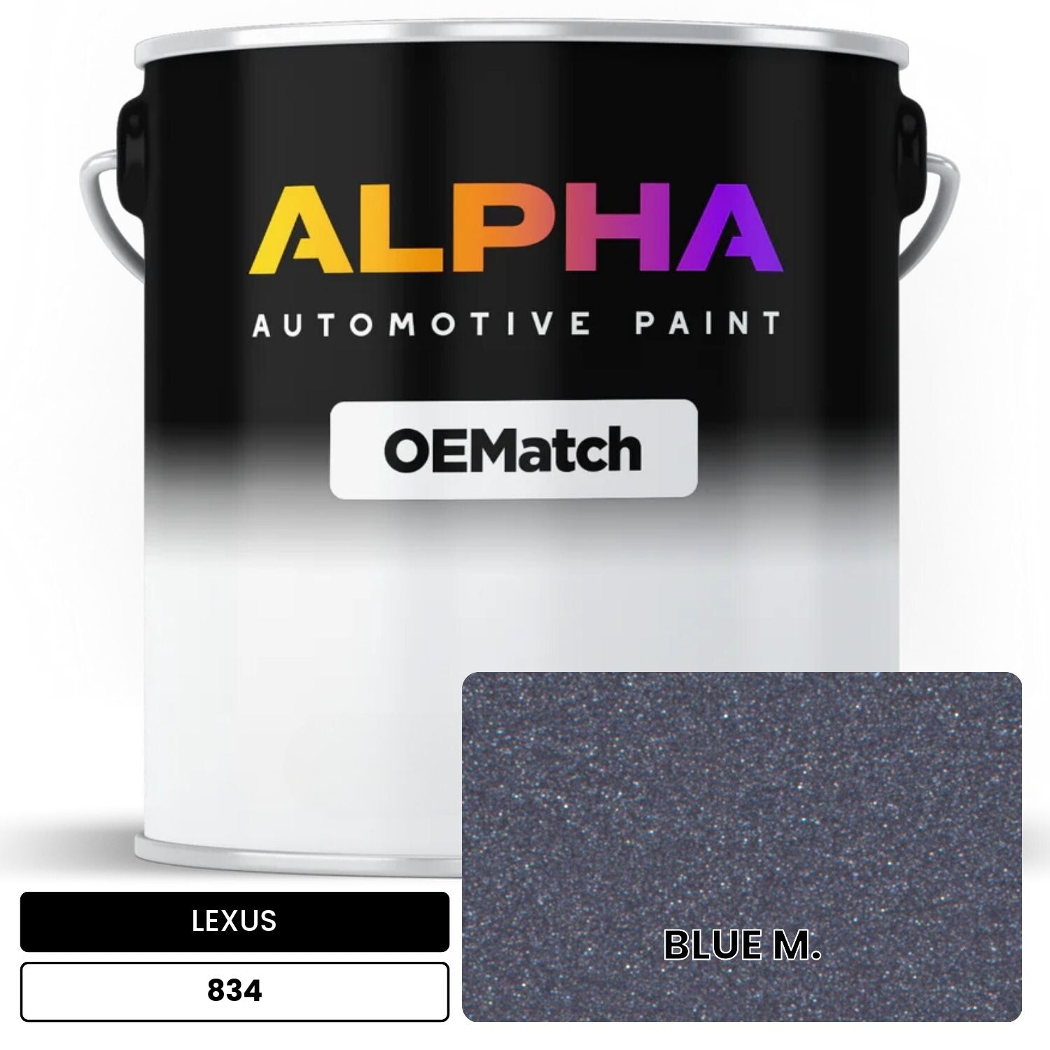 LEXUS BLUE M. 834 OEMatch Basecoat