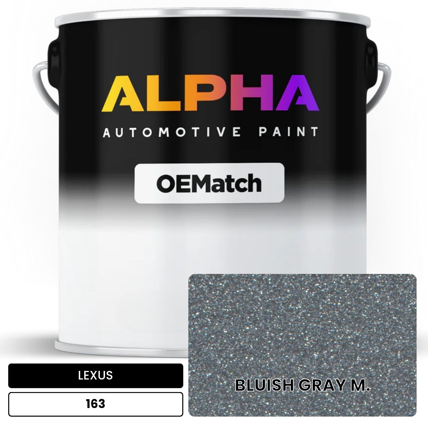 LEXUS BLUISH GRAY M. 163 OEMatch Basecoat