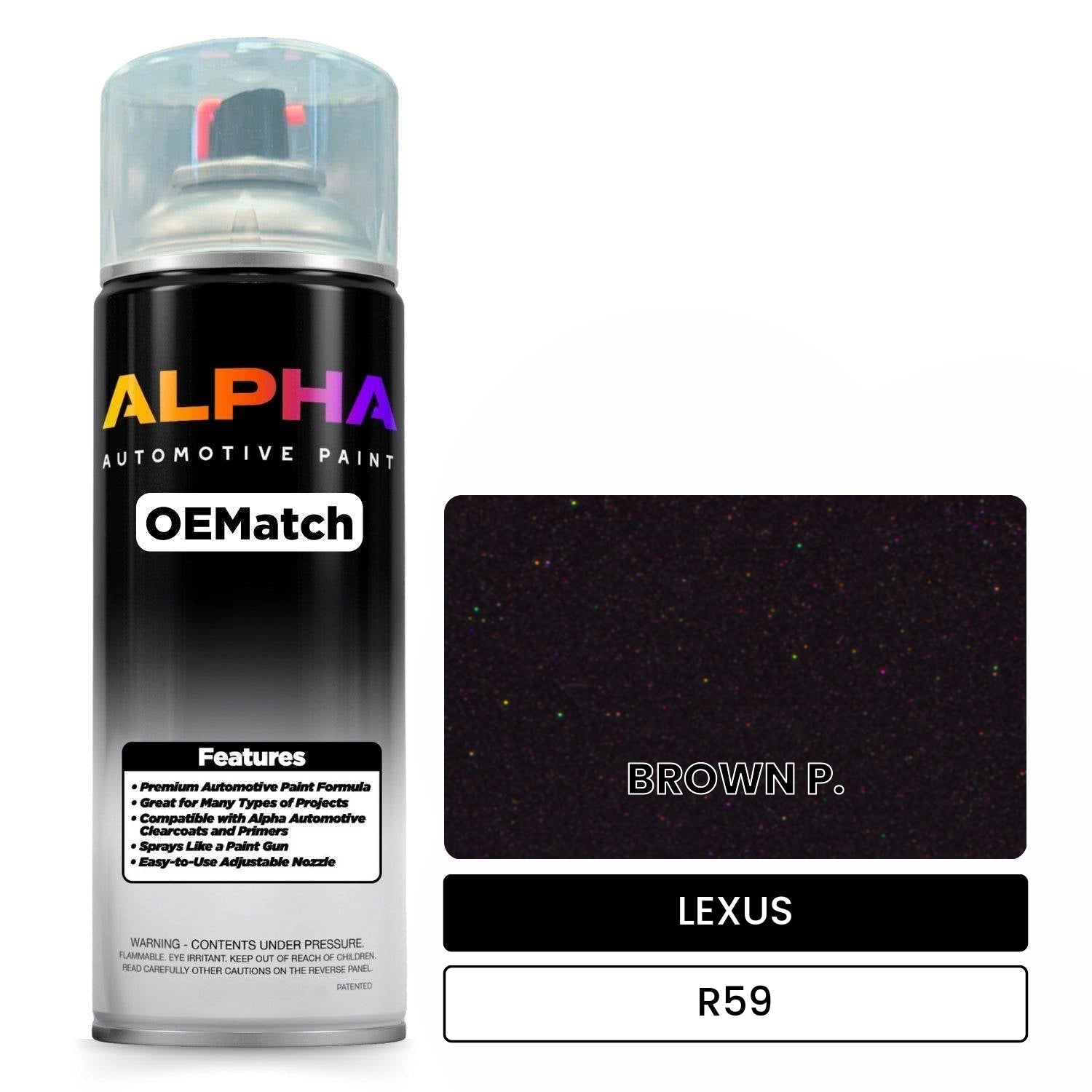 LEXUS BROWN P. R59 OEMatch Spraycan
