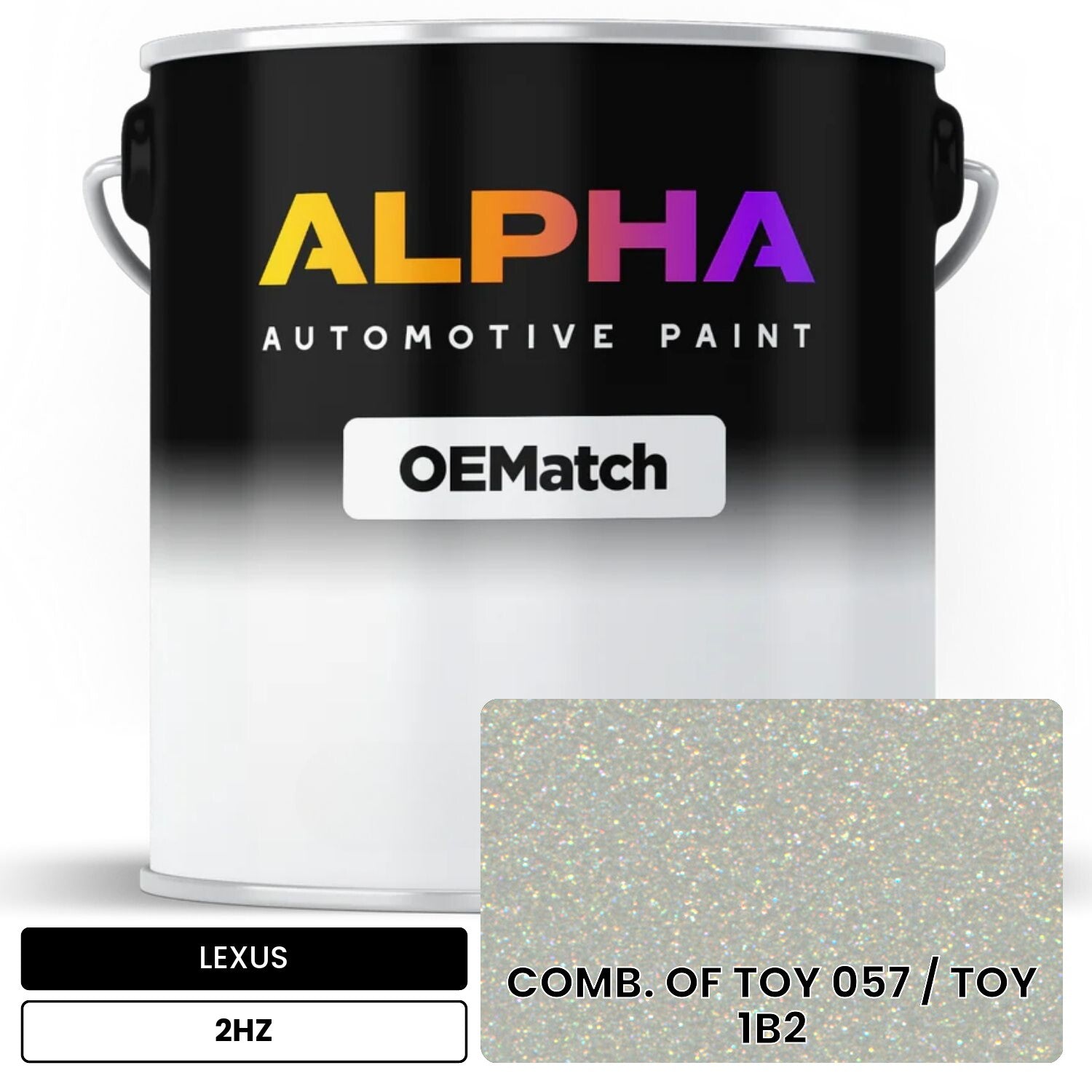 LEXUS COMB. OF TOY 057 / TOY 1B2 2HZ OEMatch Basecoat