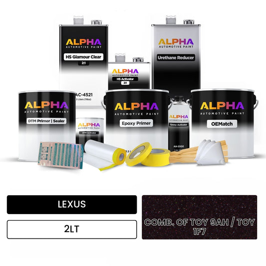 LEXUS COMB. OF TOY 9AH / TOY 1F7 2LT OEMatch Vehicle Paint Kit