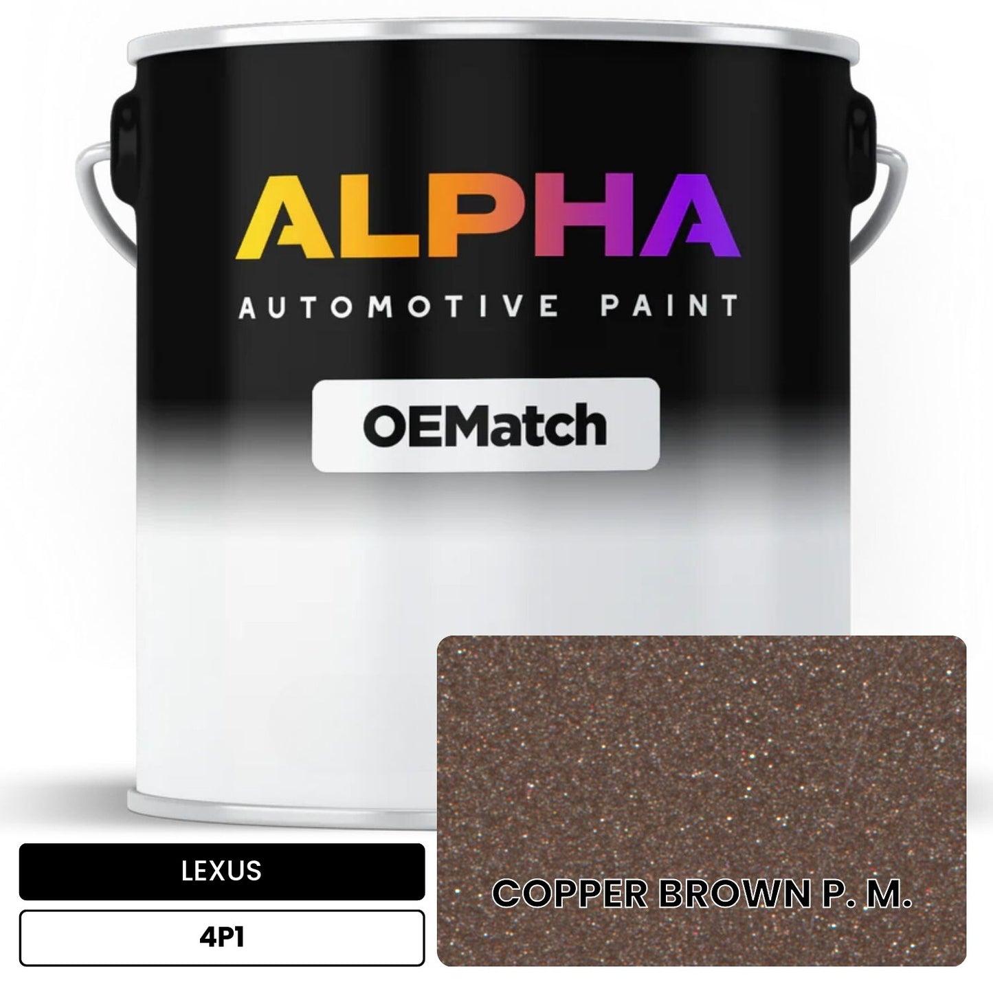 LEXUS COPPER BROWN P. M. 4P1 OEMatch Basecoat