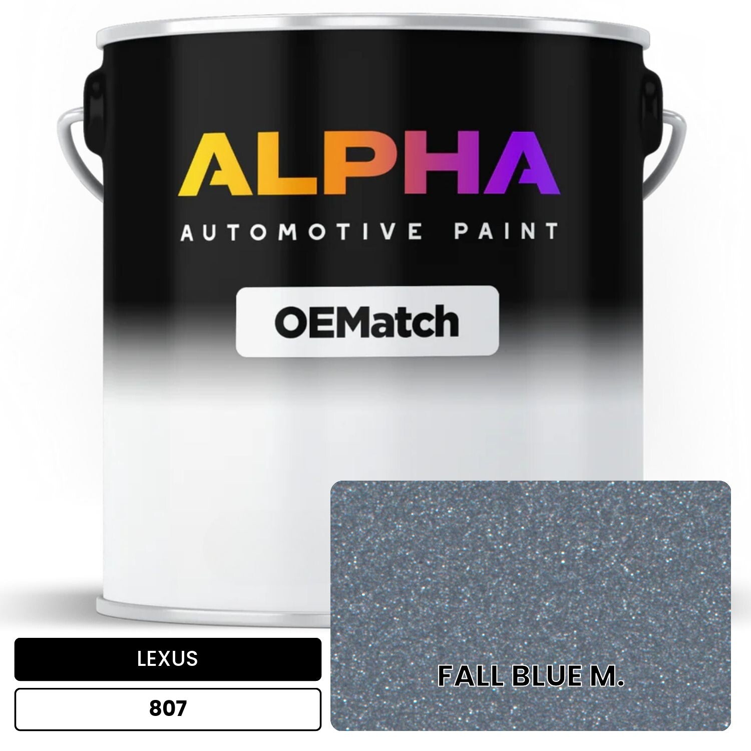 LEXUS FALL BLUE M. 807 OEMatch Basecoat