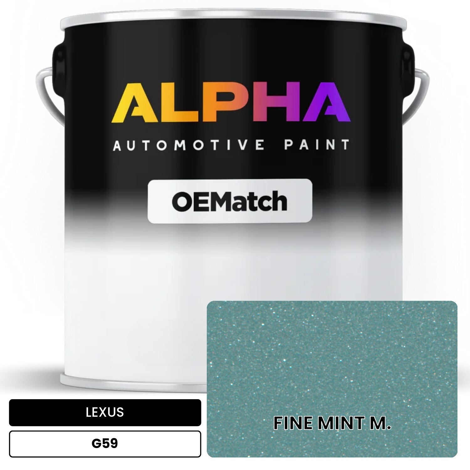 LEXUS FINE MINT M. G59 OEMatch Basecoat