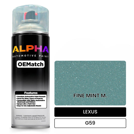 LEXUS FINE MINT M. G59 OEMatch Spraycan