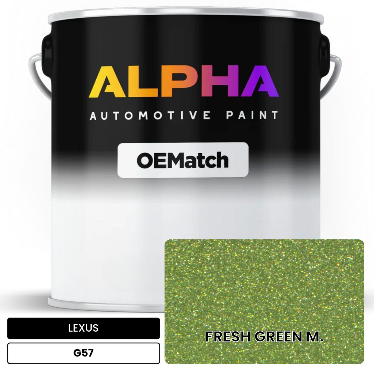 LEXUS FRESH GREEN M. G57 OEMatch Basecoat