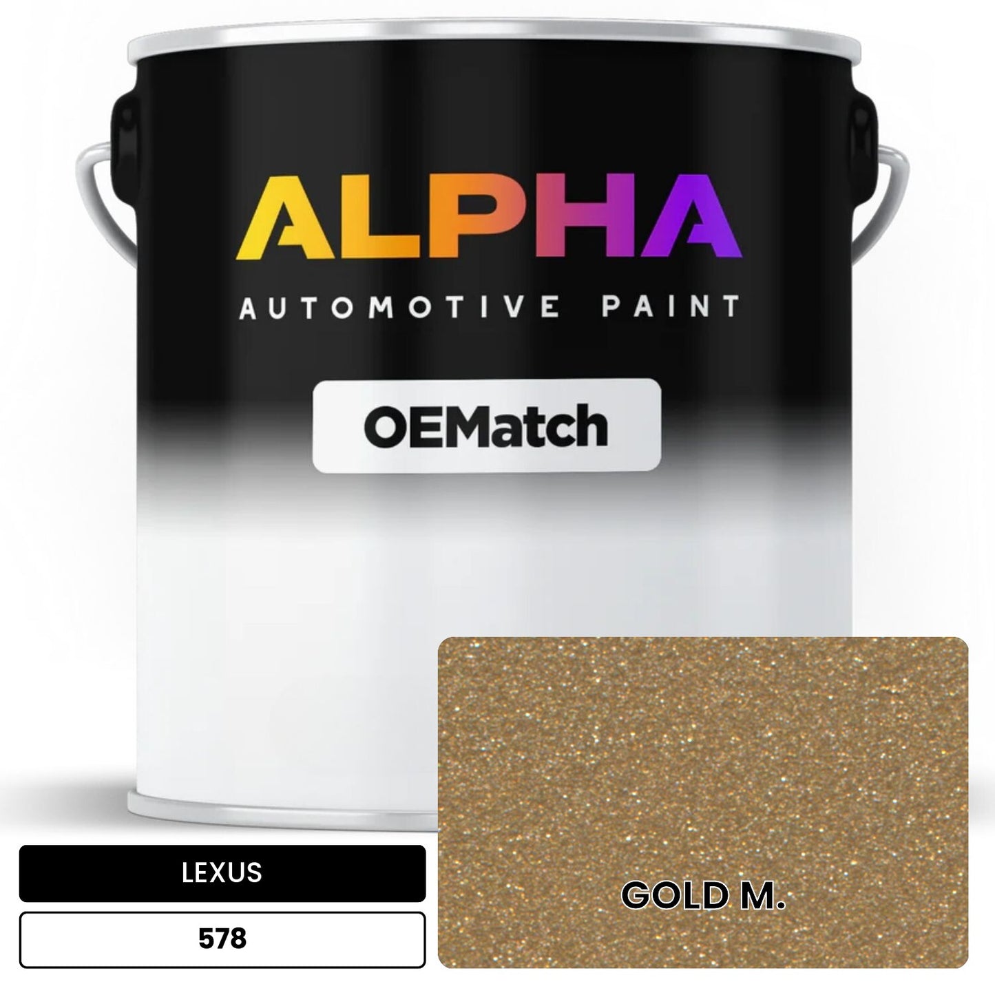 LEXUS GOLD M. 578 OEMatch Basecoat