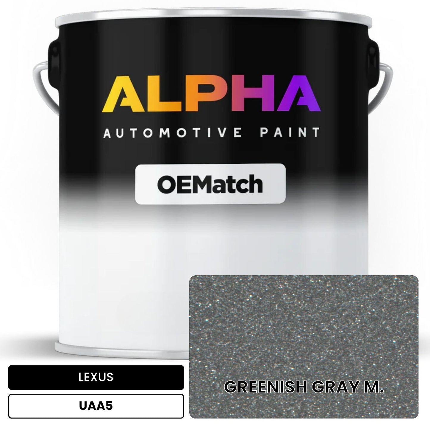 LEXUS GREENISH GRAY M. UAA5 OEMatch Basecoat