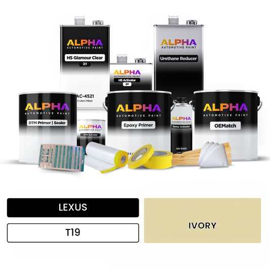 LEXUS IVORY T19 OEMatch Vehicle Paint Kit