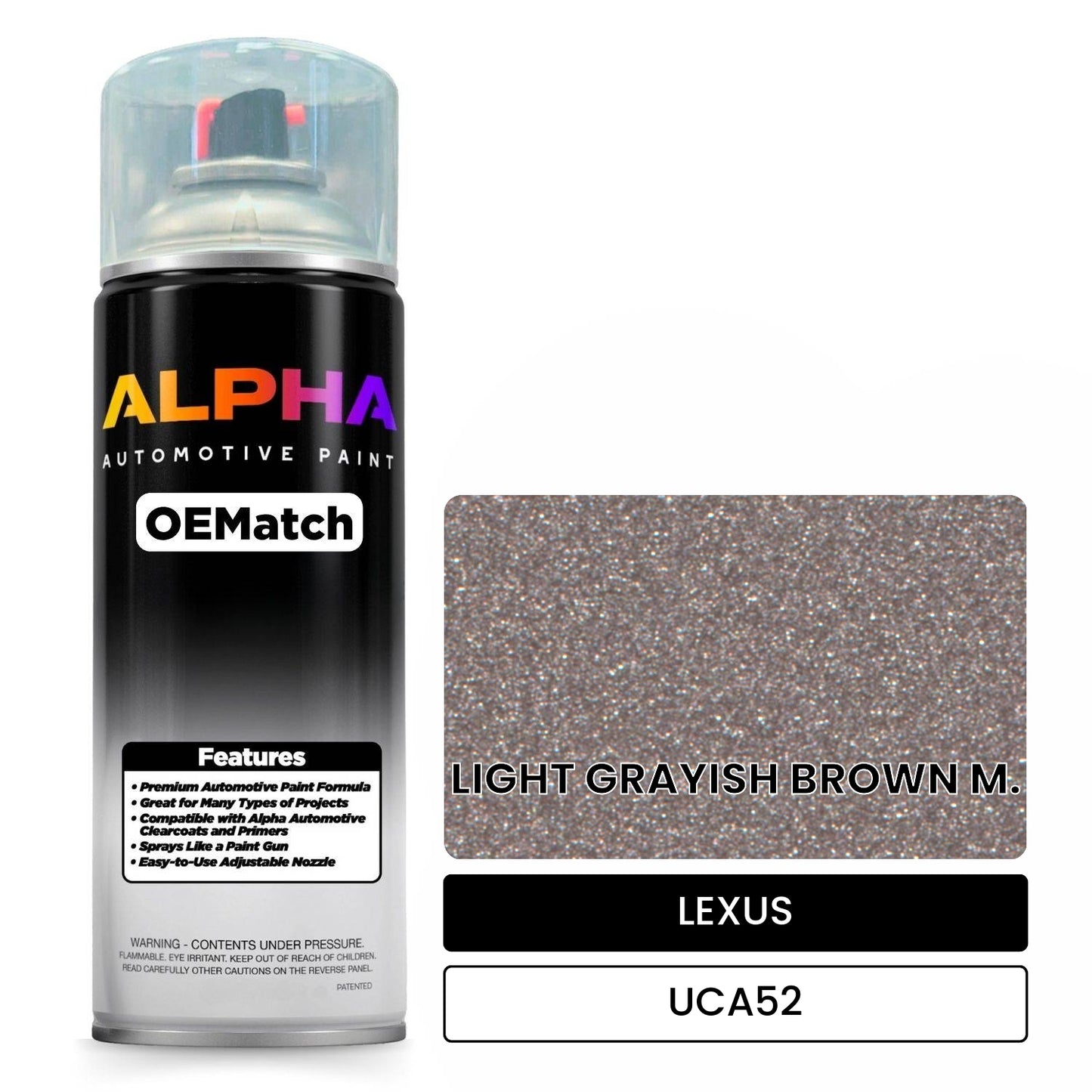 LEXUS LIGHT GRAYISH BROWN M. UCA52 OEMatch Spraycan