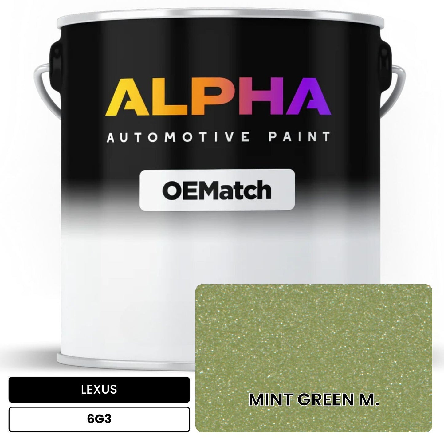 LEXUS MINT GREEN M. 6G3 OEMatch Basecoat