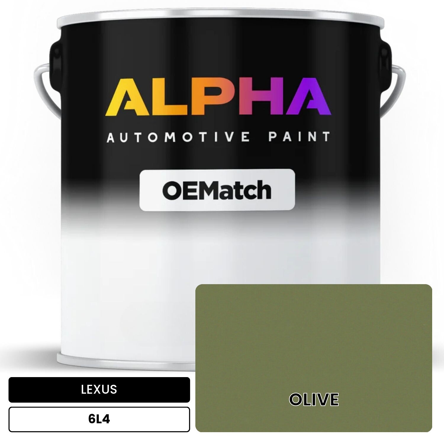 LEXUS OLIVE 6L4 OEMatch Basecoat