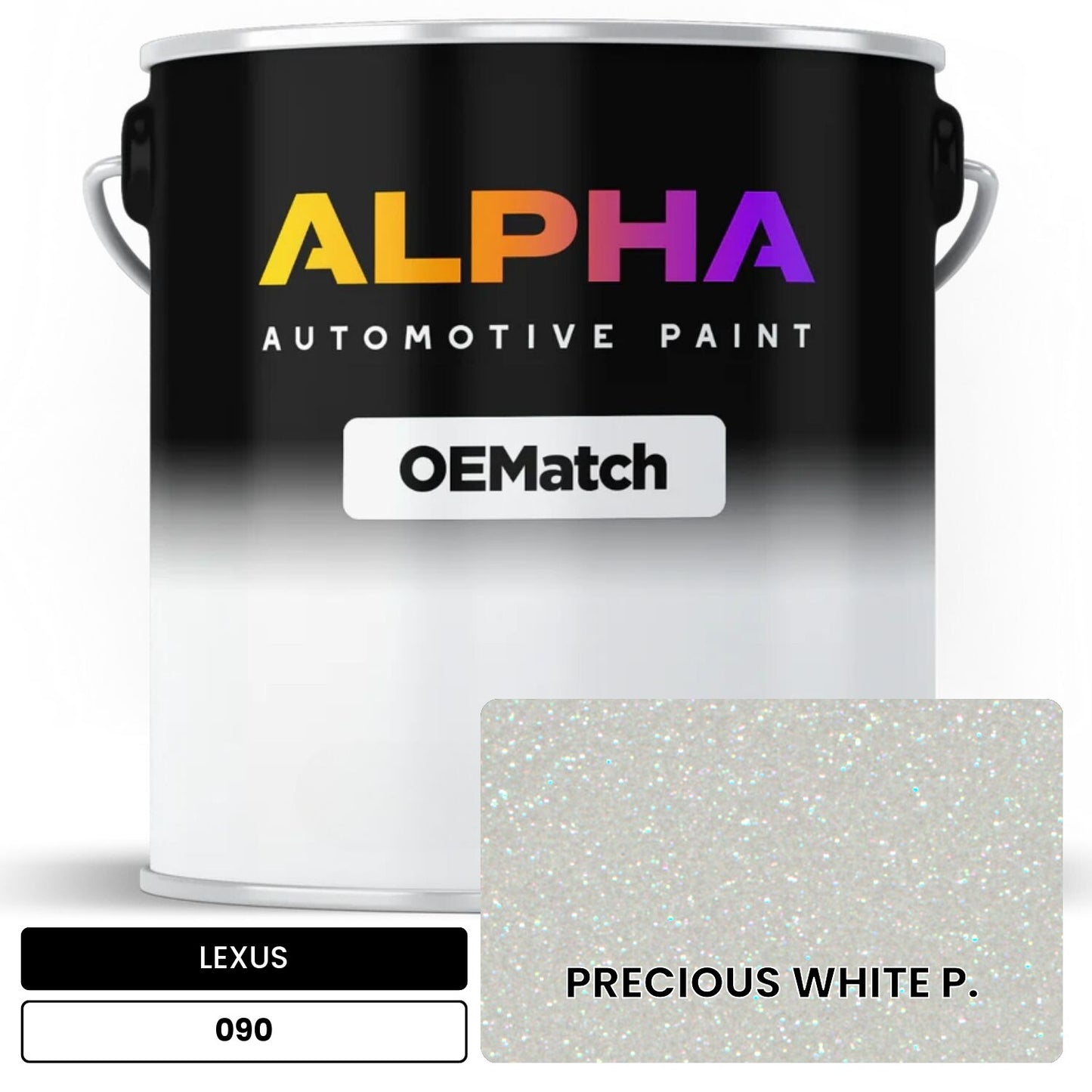 LEXUS PRECIOUS WHITE P. 090 OEMatch Basecoat