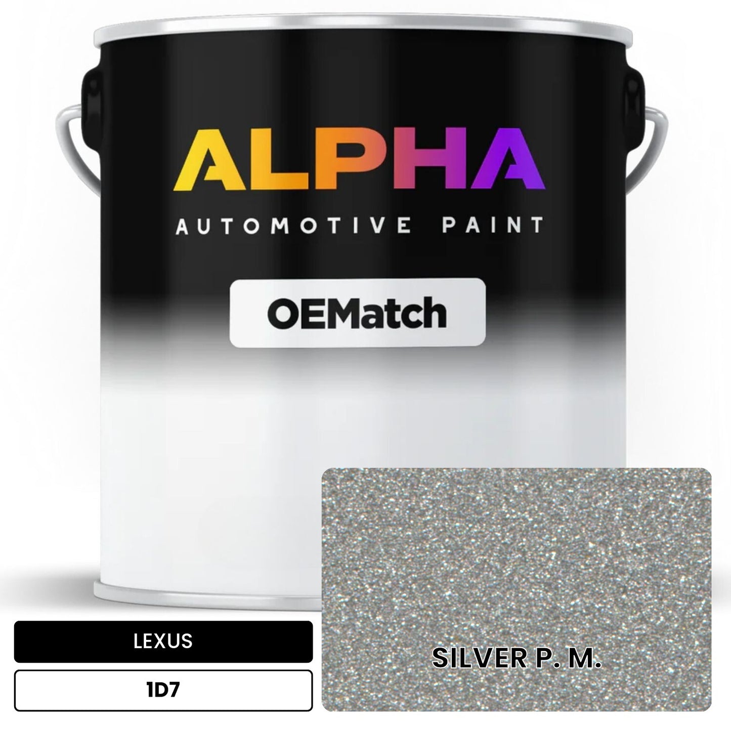 LEXUS SILVER P. M. 1D7 OEMatch Basecoat