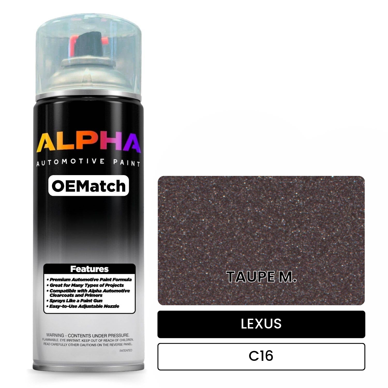 LEXUS TAUPE M. C16 OEMatch Spraycan