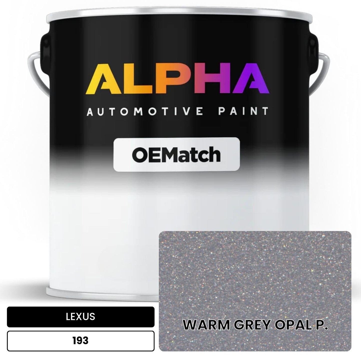 LEXUS WARM GREY OPAL P. 193 OEMatch Basecoat