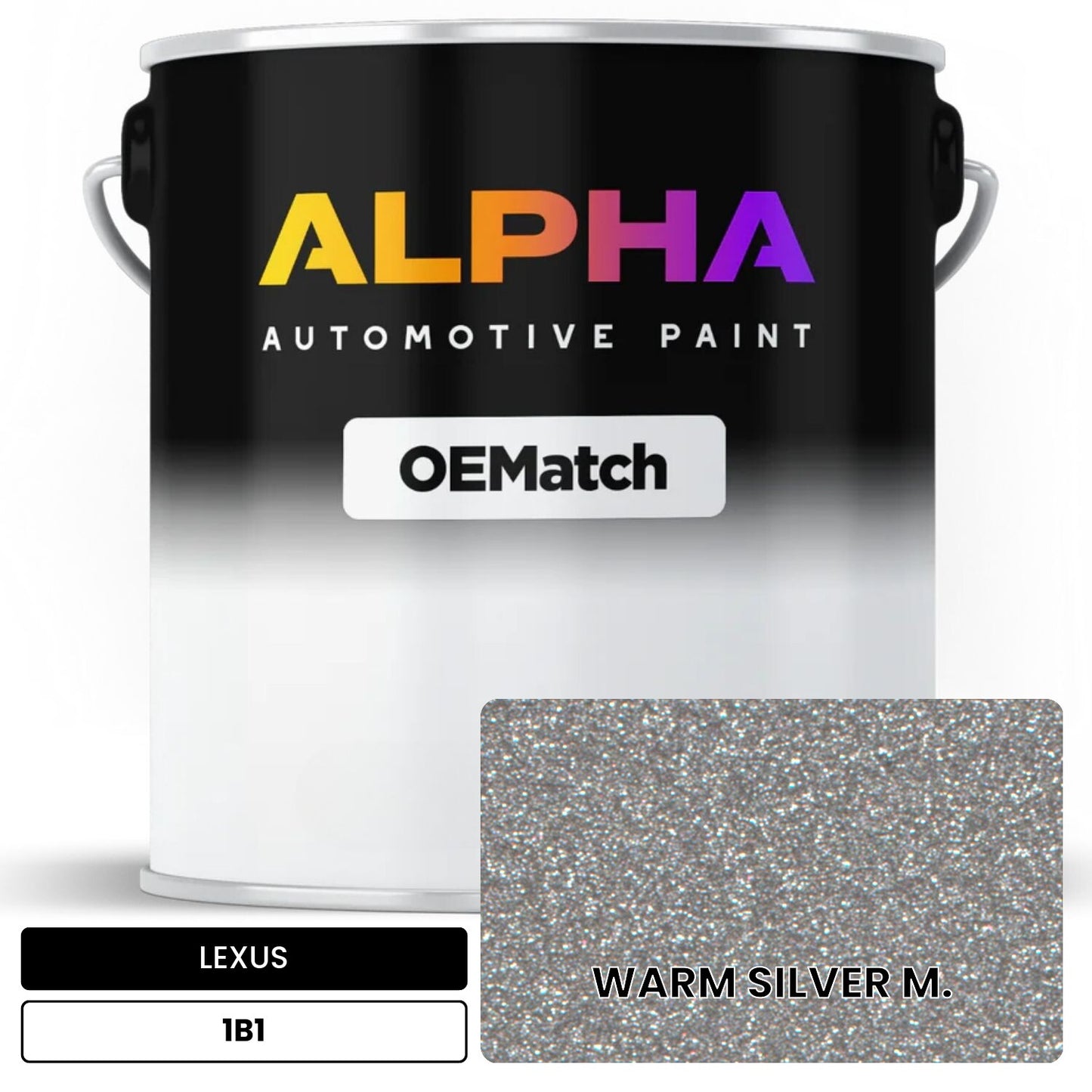 LEXUS WARM SILVER M. 1B1 OEMatch Basecoat