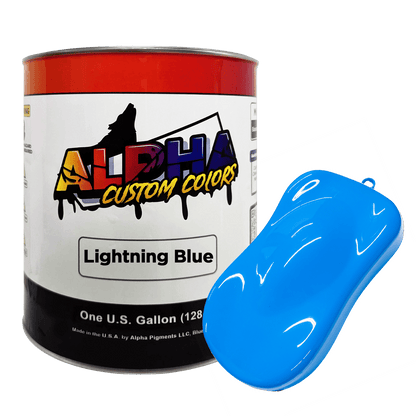 Lightning Blue Paint Basecoat - The Spray Source - Alpha Pigments