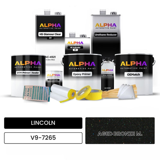 LINCOLN AGED BRONZE M. V9-7265 OEMatch Vehicle Paint Kit
