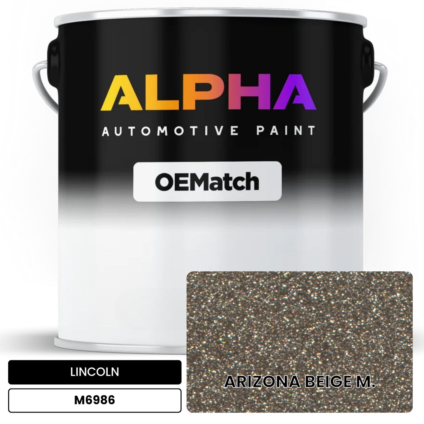 LINCOLN ARIZONA BEIGE M. M6986 OEMatch Basecoat