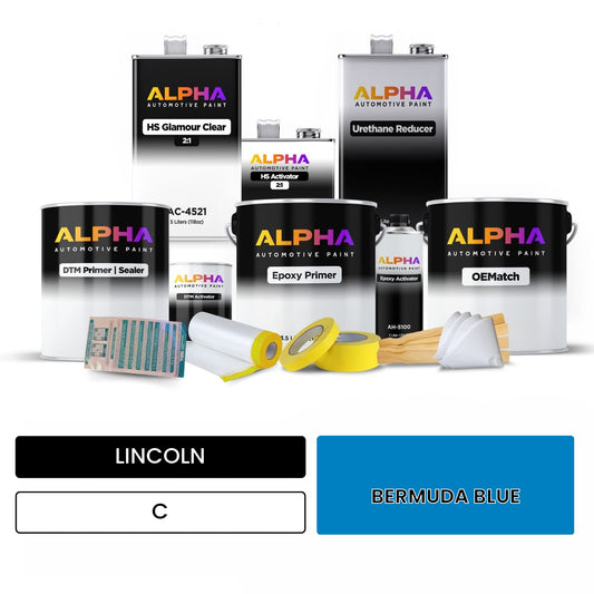 LINCOLN BERMUDA BLUE C OEMatch Vehicle Paint Kit