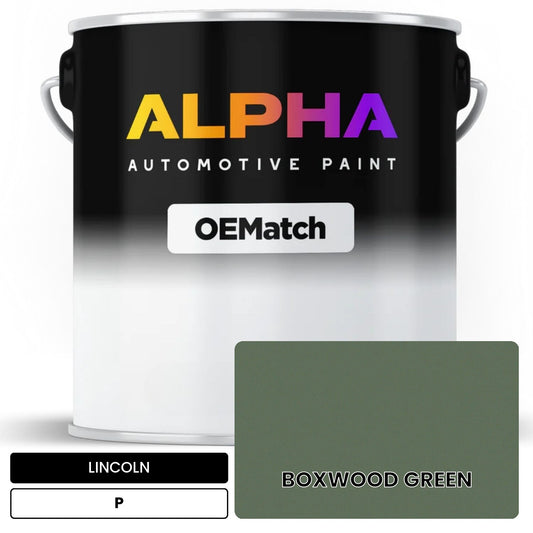 LINCOLN BOXWOOD GREEN P OEMatch Basecoat