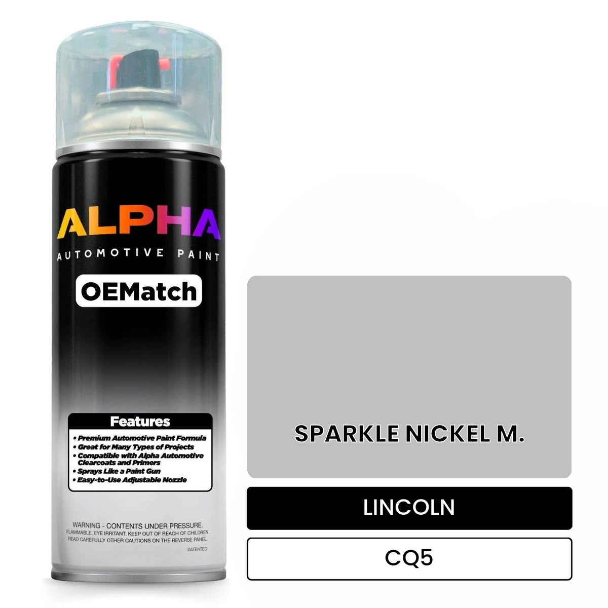 LINCOLN SPARKLE NICKEL M. CQ5 OEMatch Spraycan