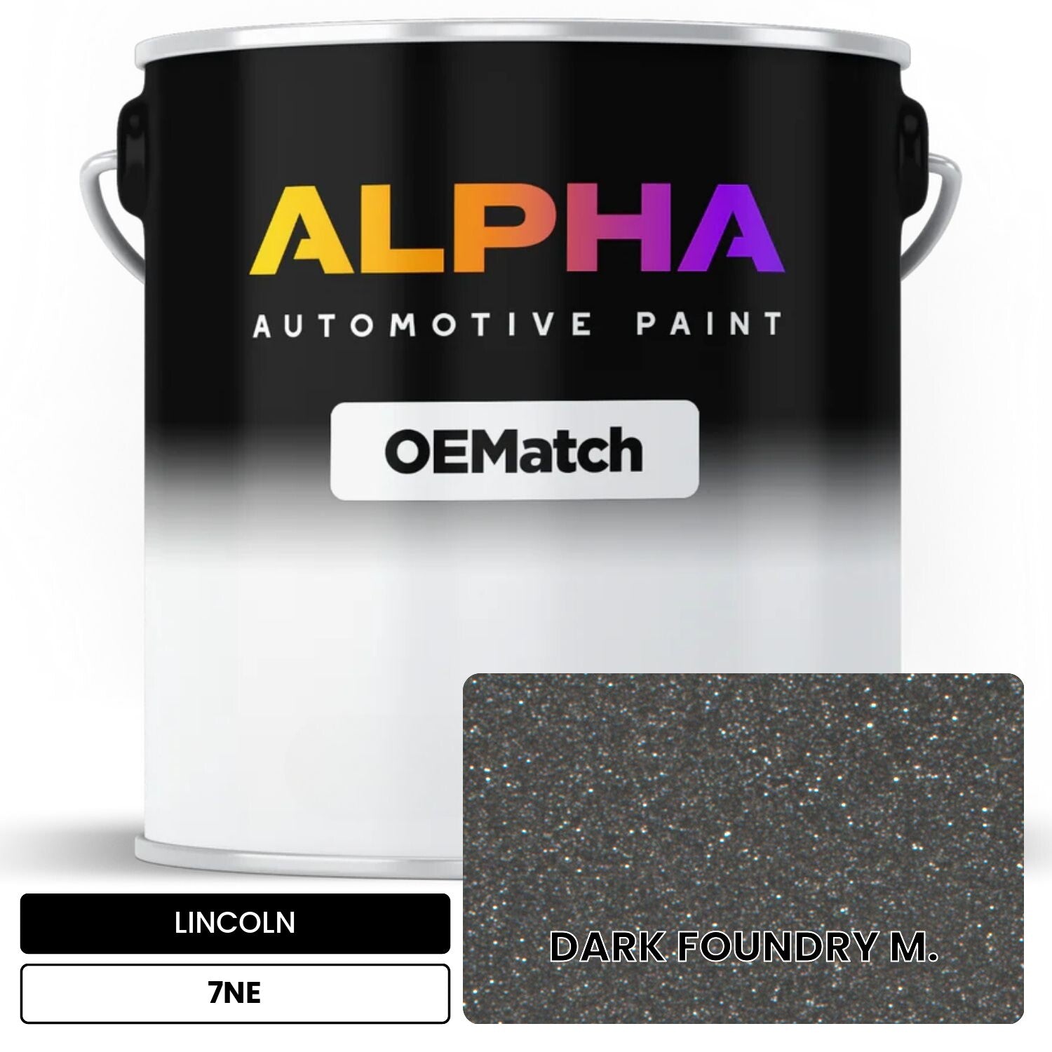 LINCOLN DARK FOUNDRY M. 7NE OEMatch Basecoat